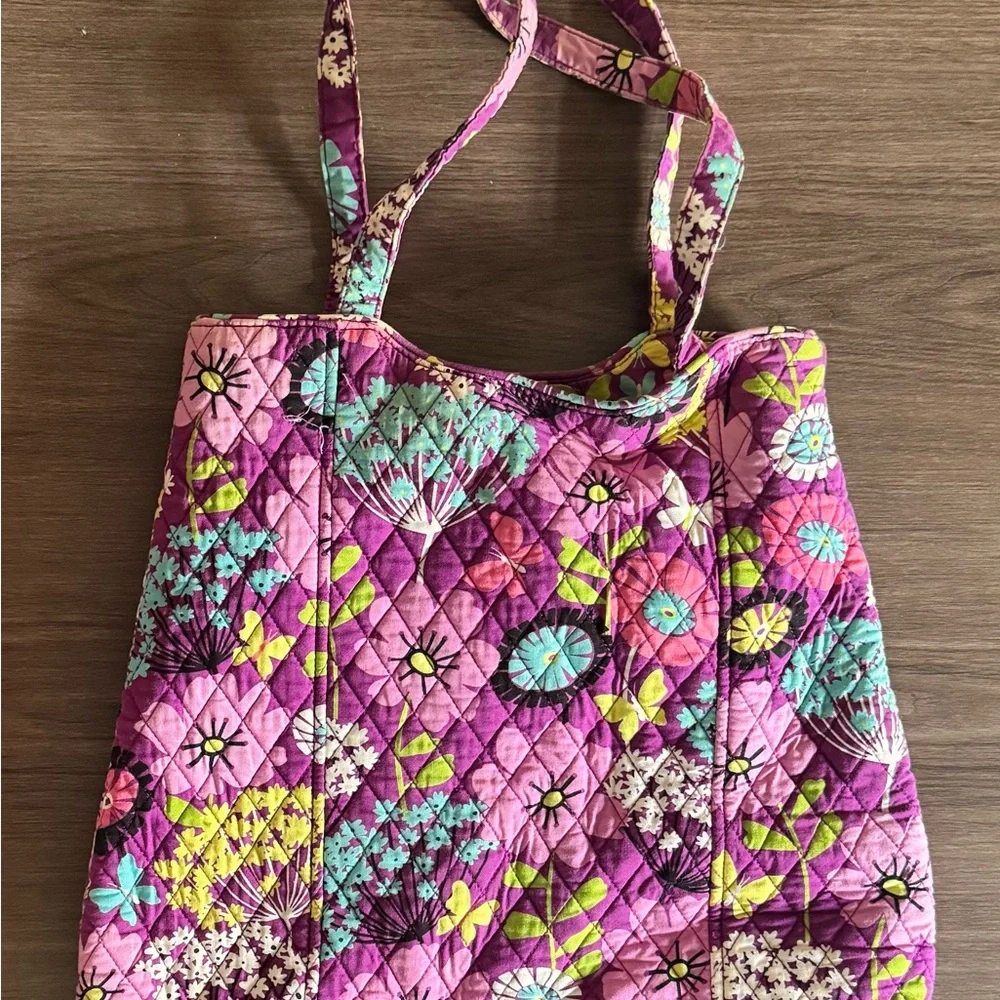 Vera Bradley “Flutterby” pattern tote bag - Picture 2 of 3